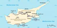 Карта острова Кипр